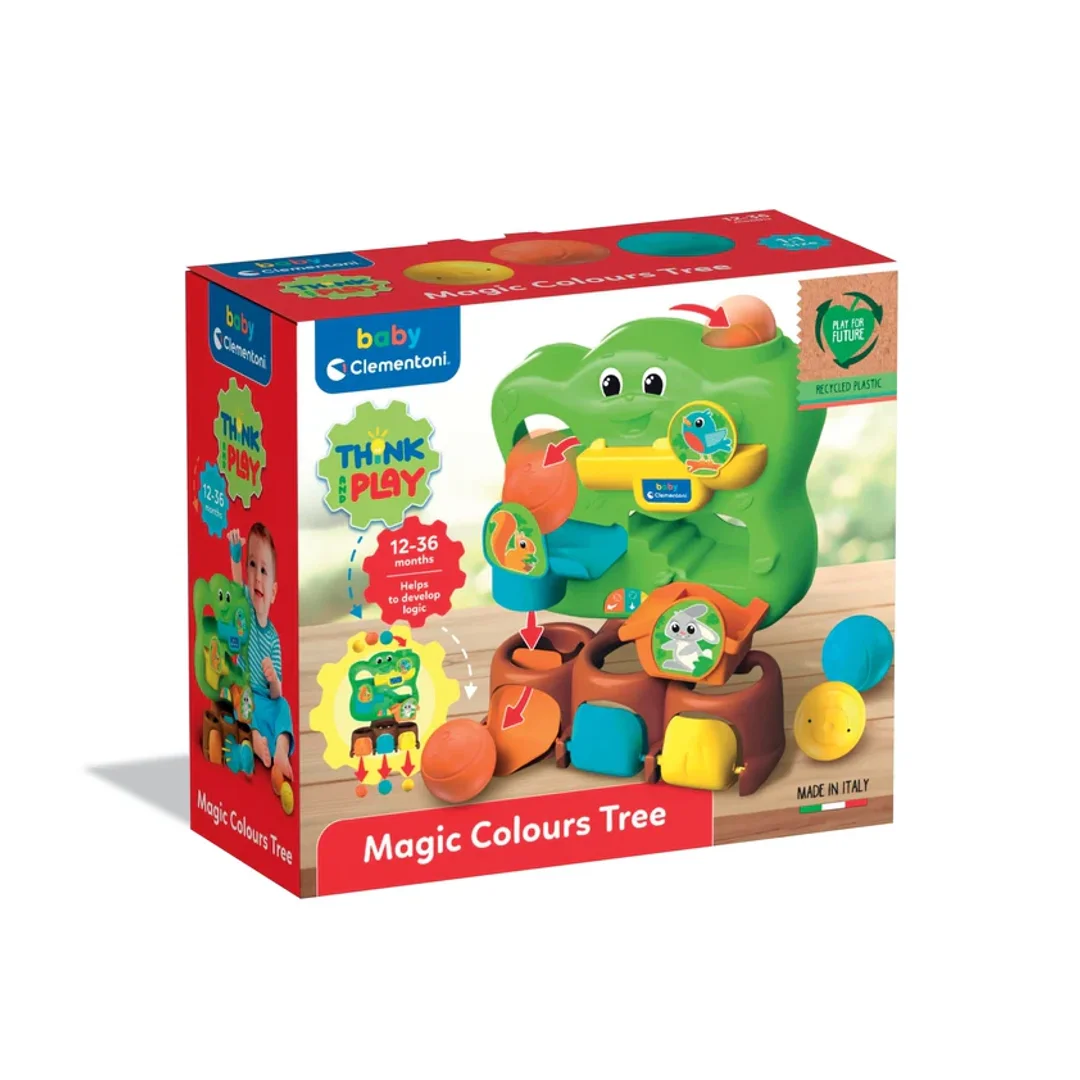 Zabawka Logiczna Magiczne Kolorowe Drzewo Piłeczki