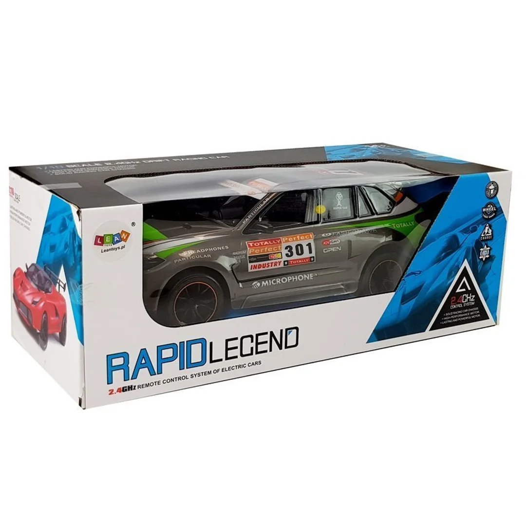 ND24_6760 Auto Zdalnie Sterowane 1:10 2.4G Szare 1818911575840
