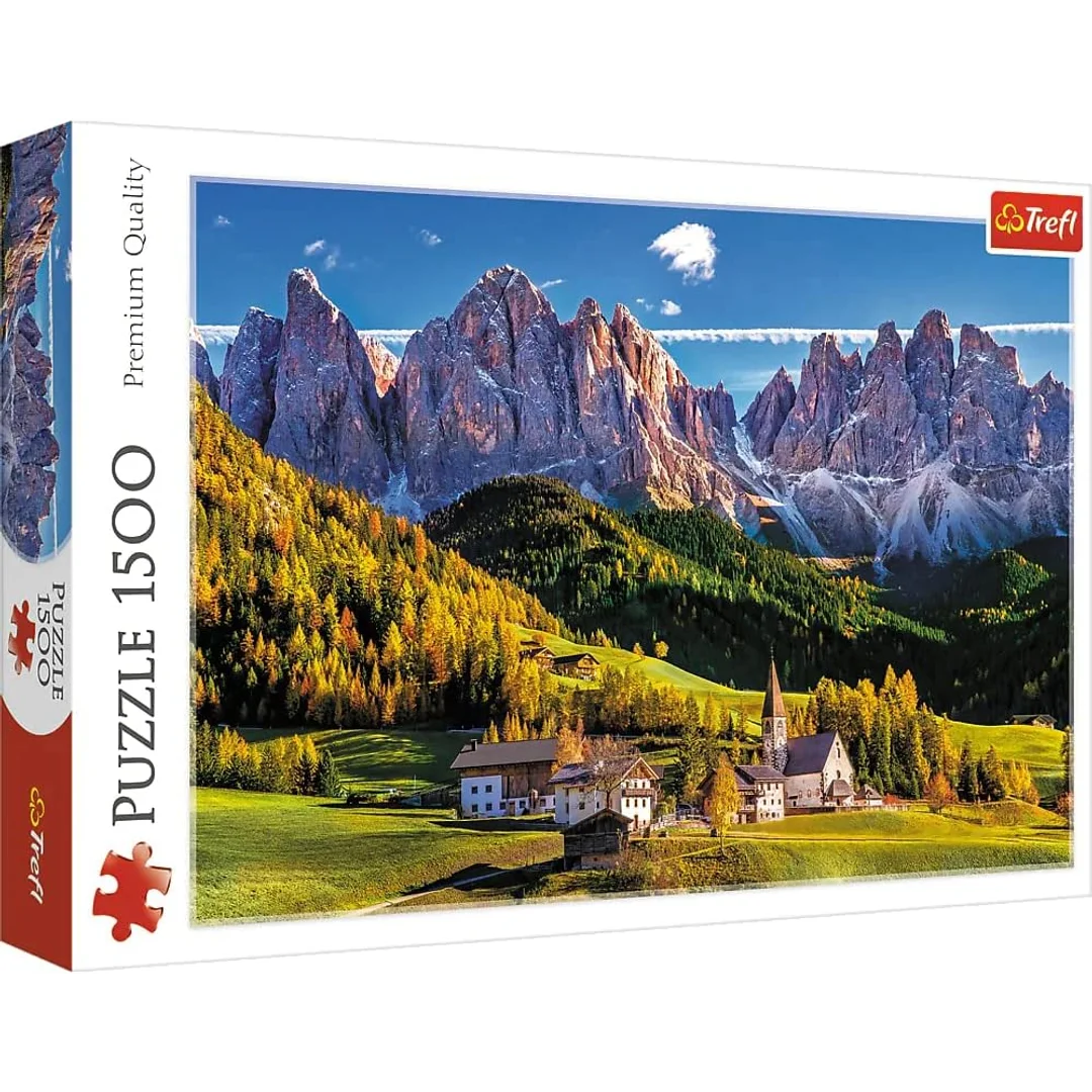 Puzzle Dolina Val di Funes Włochy