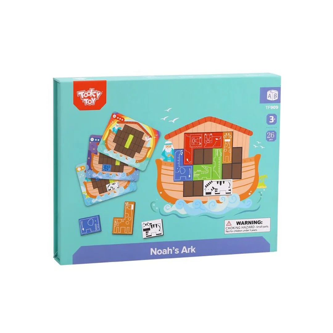 TOOKY TOY Układanka Logiczna Puzzle Tetris Arka Noego