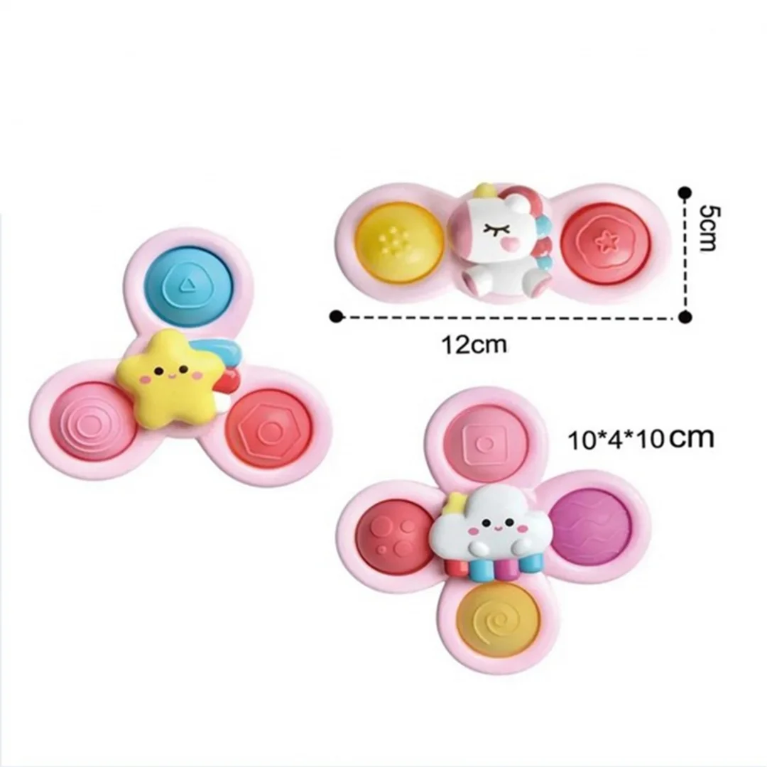 WOOPIE BABY Kosmiczny Spinner Pop it Zabawka Sensoryczna Wymienne Różowy