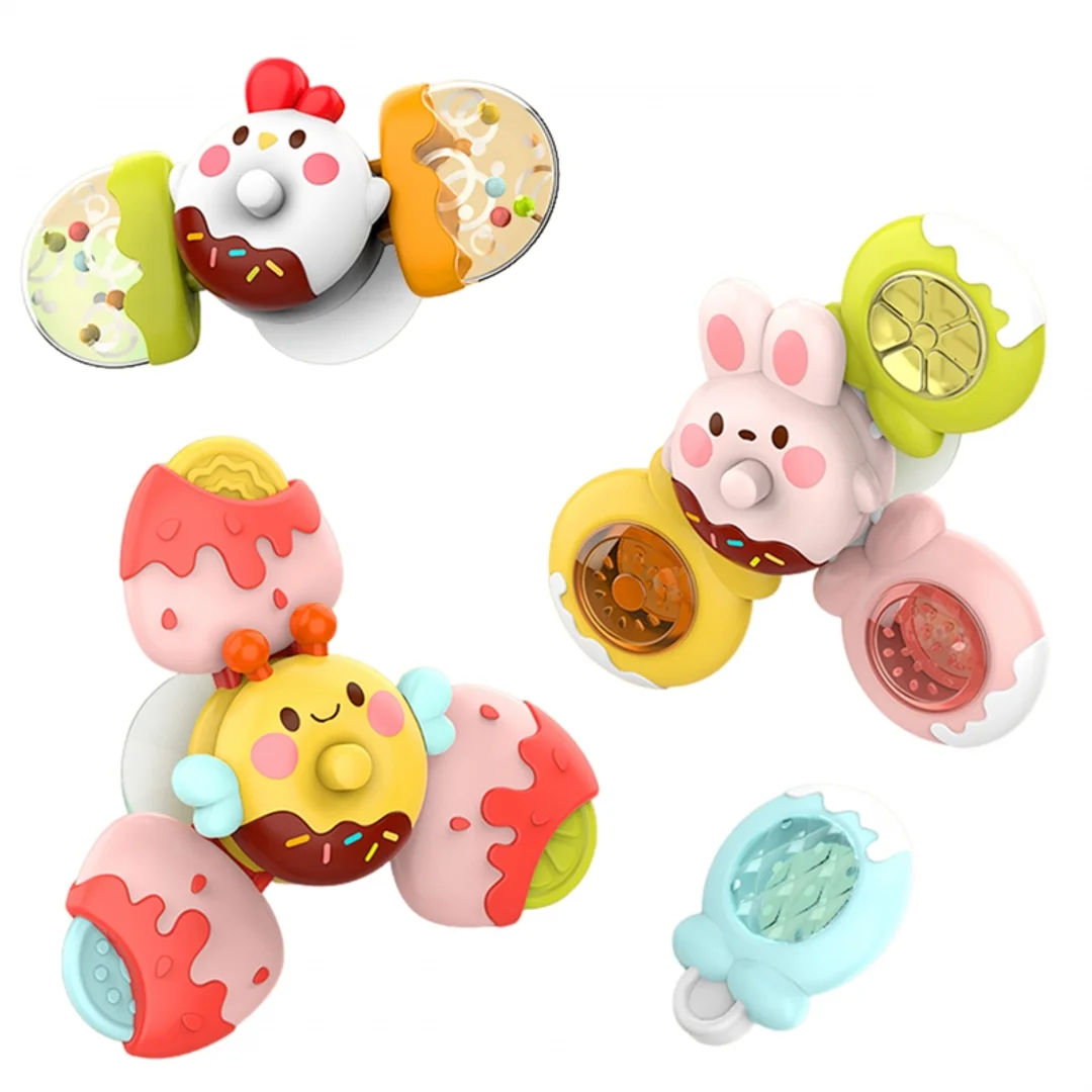 WOOPIE BABY Spinner Zabawka Sensoryczna Pszczoła Kurczak Królik Wymienne