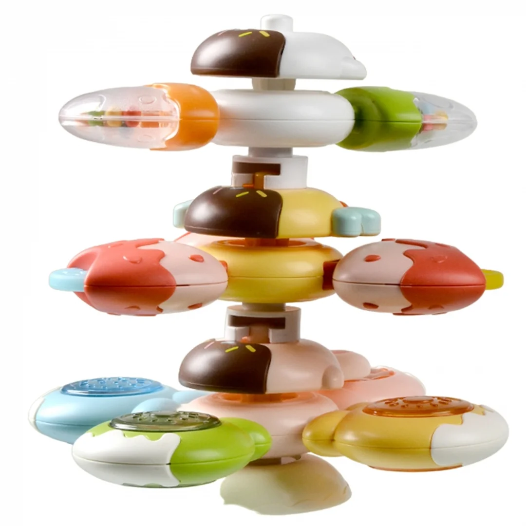 WOOPIE BABY Spinner Zabawka Sensoryczna Pszczoła Kurczak Królik Wymienne