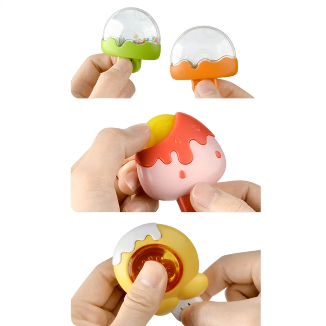WOOPIE BABY Spinner Zabawka Sensoryczna Pszczoła Kurczak Królik Wymienne