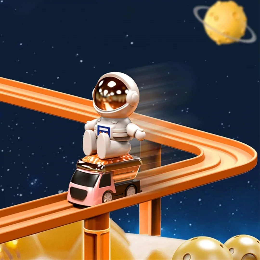 WOOPIE Interaktywny Tor Przeszkód Samochodowy Kosmiczna Przygoda Astronauty