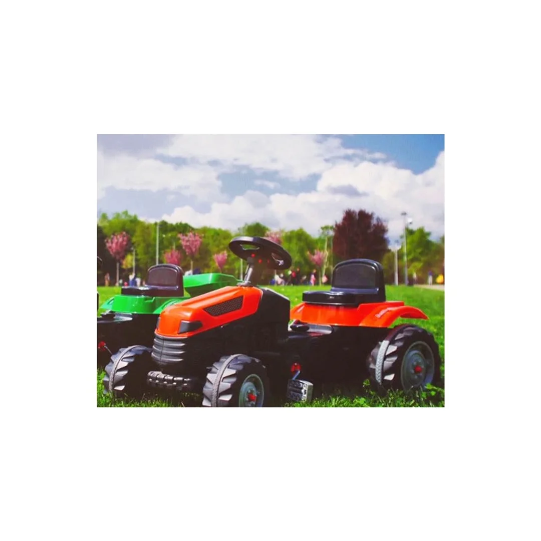 WOOPIE Traktor na Pedały Czerwony
