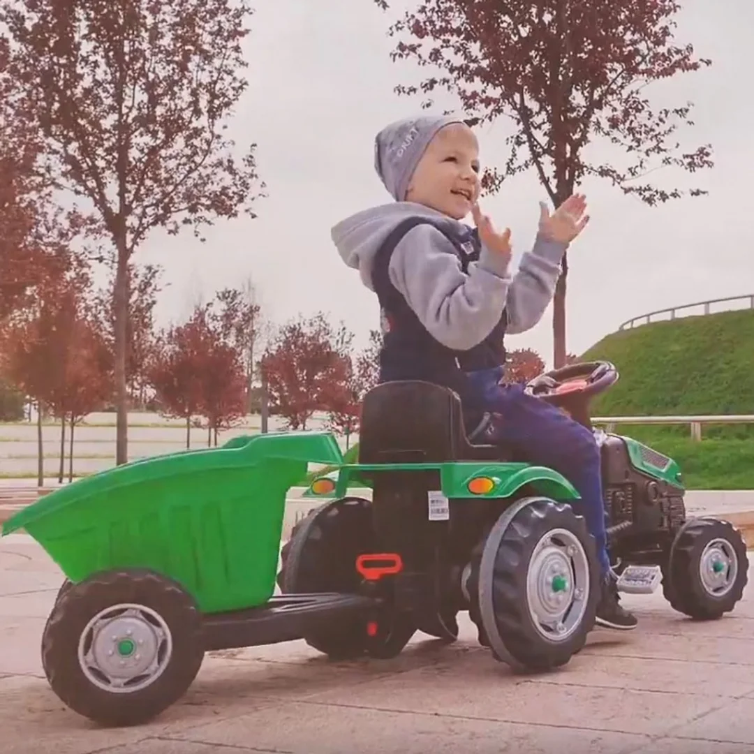 WOOPIE Traktor na Pedały Zielony