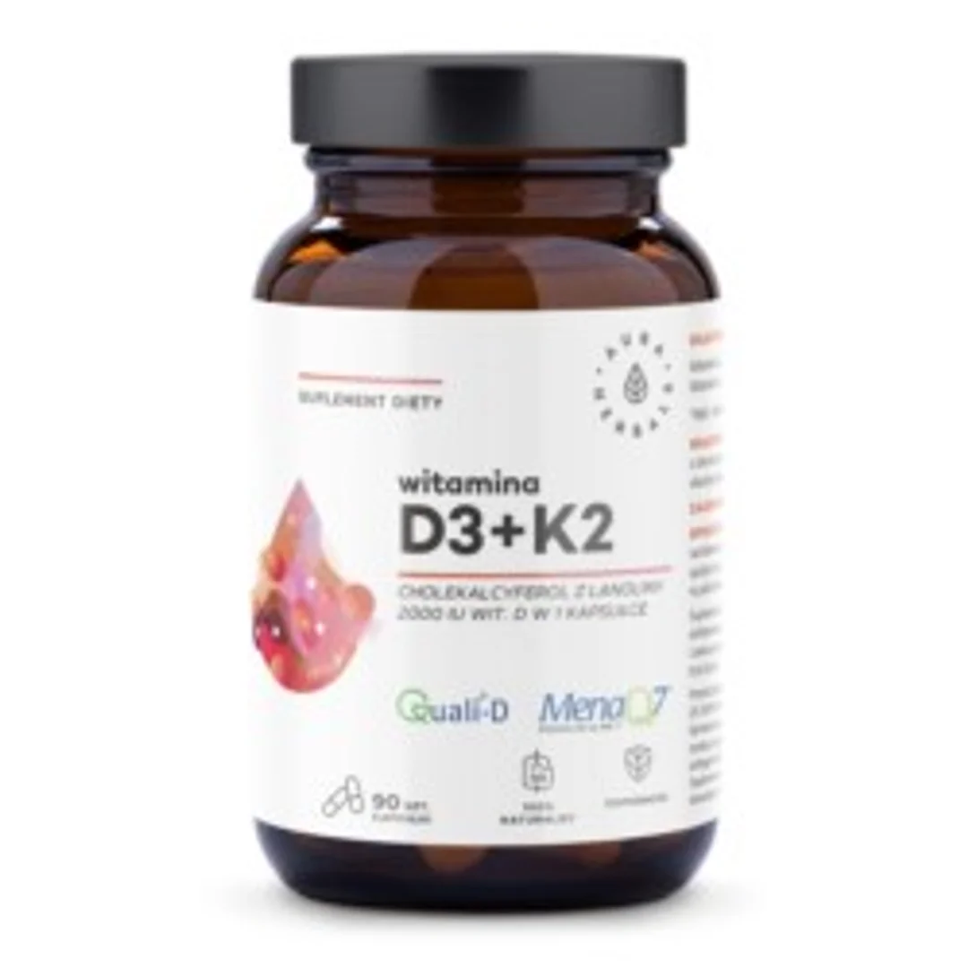 Aura Herbals Witamina D3 2000 K2 90 kapsułek