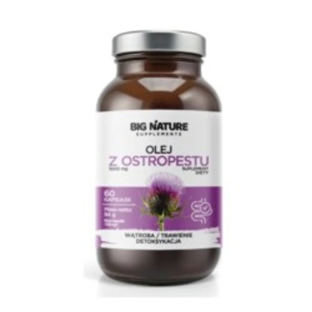 Big Nature Olej z ostropestu kapsułki 60 szt.