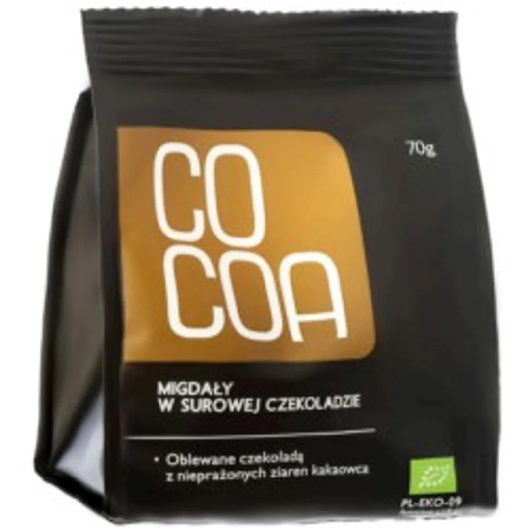 Cocoa Migdały w surowej czekoladzie BIO 70g