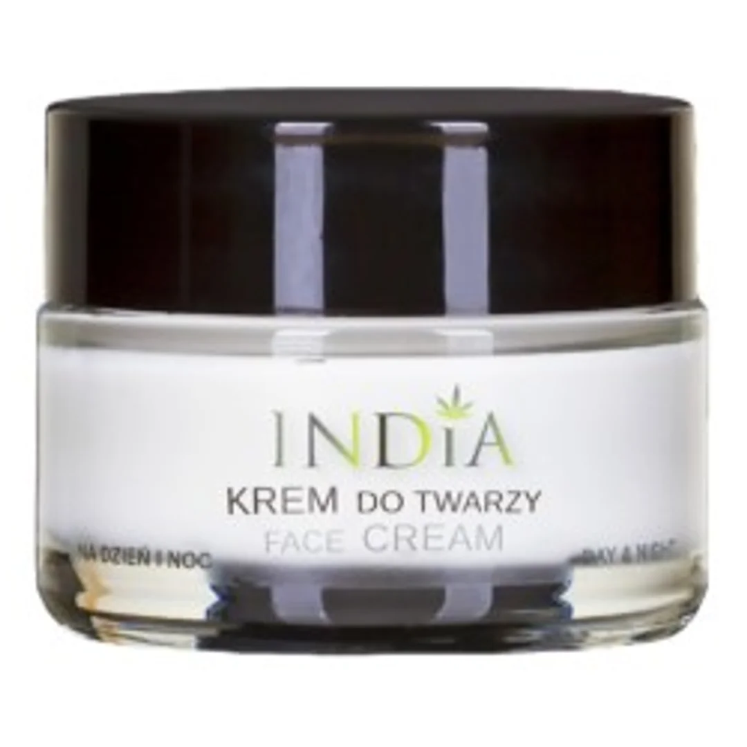 India Krem Do Twarzy Z Olejem Z Konopi dzień noc