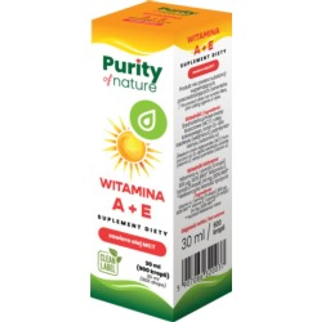 Purity of Nature Witamina A+E krople 30 ml