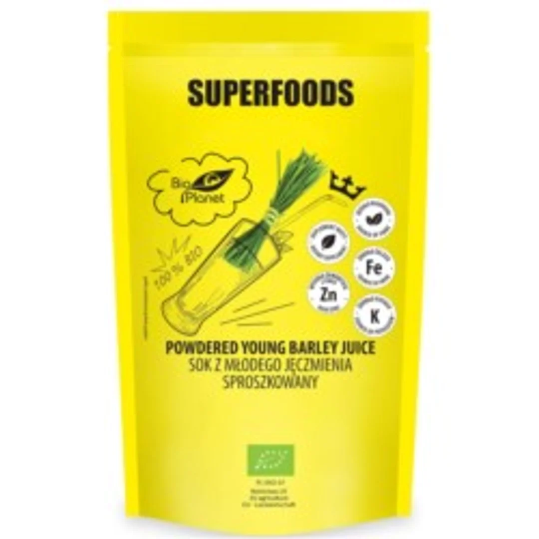 SUPERFOODS SOK Z MŁODEGO JĘCZMIENIA BIO