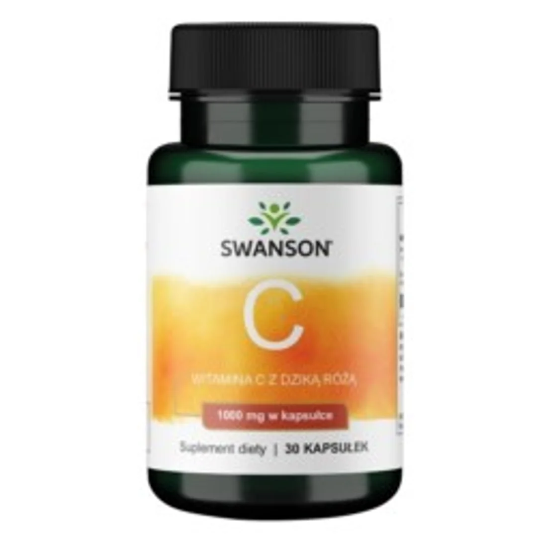 Swanson Witamina C Z Dziką Różą 1000 Mg 30 K