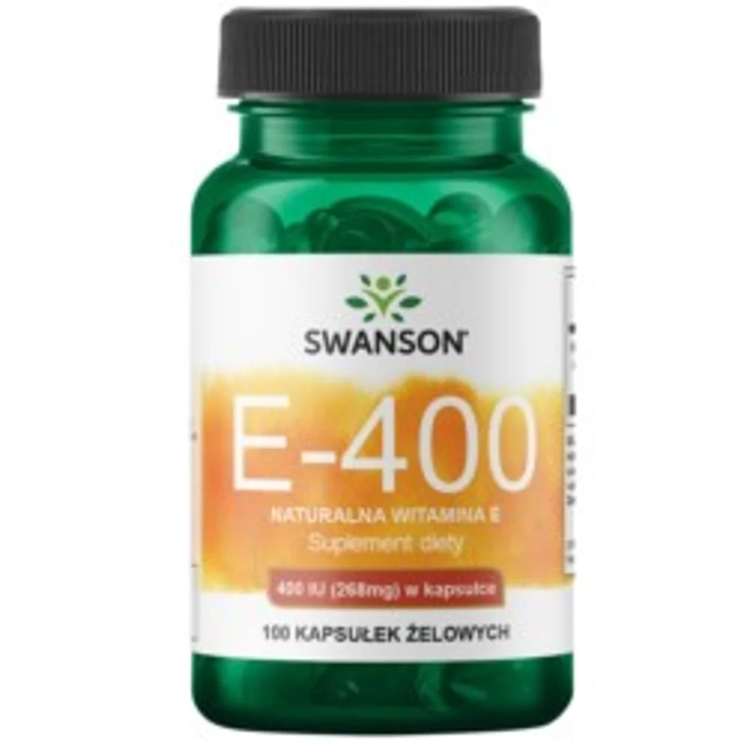 Swanson Witamina E Naturalna 400 Iu 100 K