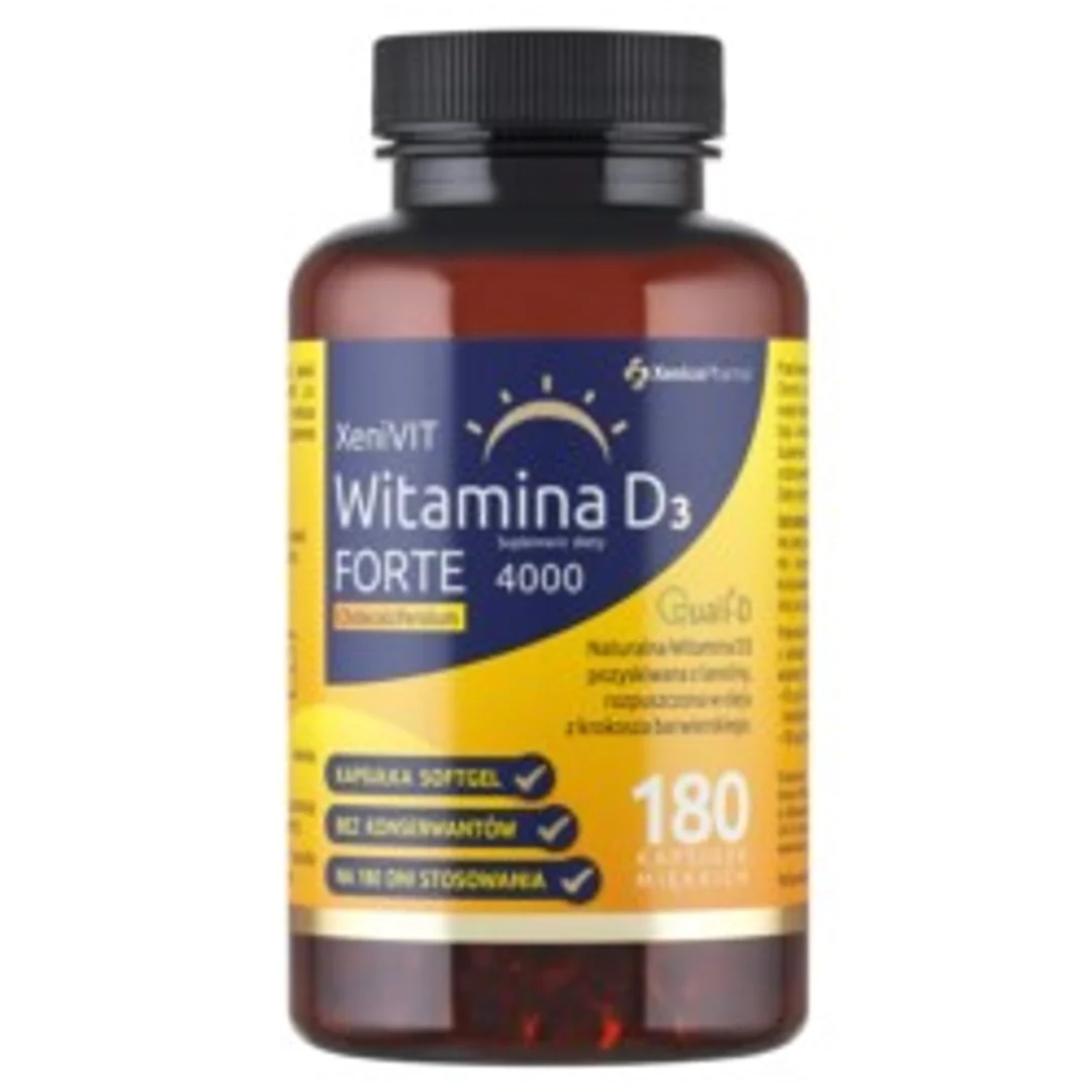 XeniVIT Witamina D FORTE 180 kaps. softgel