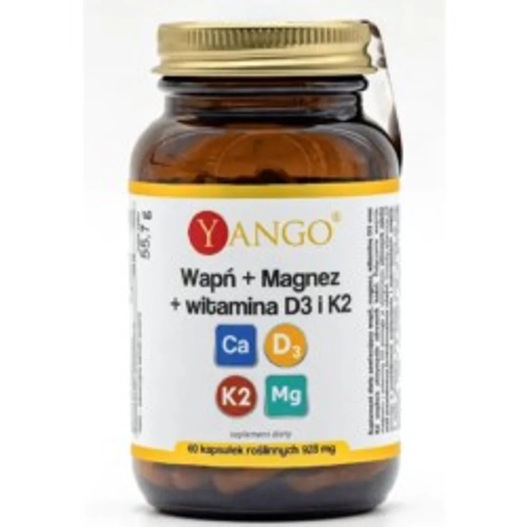 Yango Wapń Magnez + witamina D3 i K2 60 k.