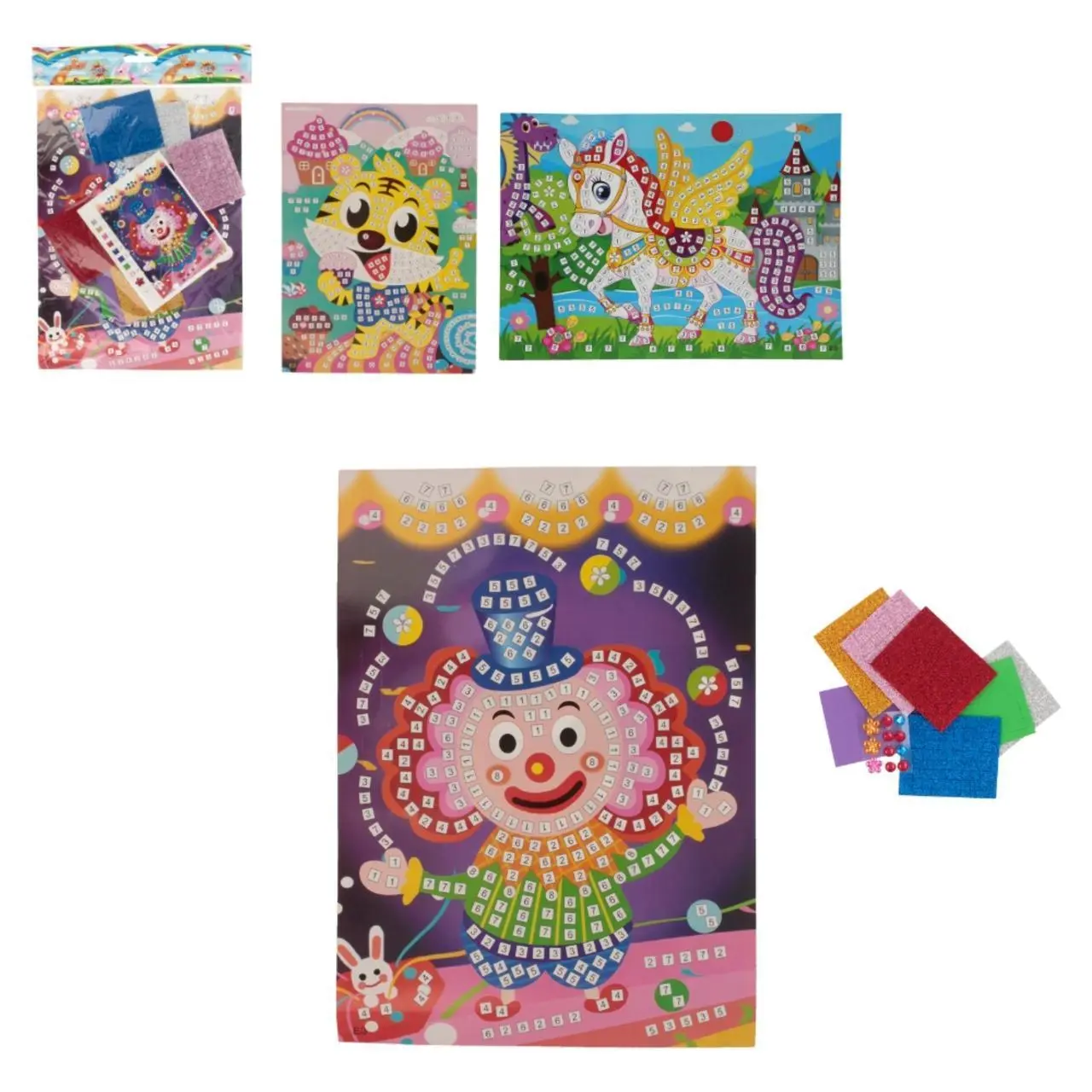 ZAB/WYKLEJANKA PIANKOWA WZÓR CYRK (20/1200)