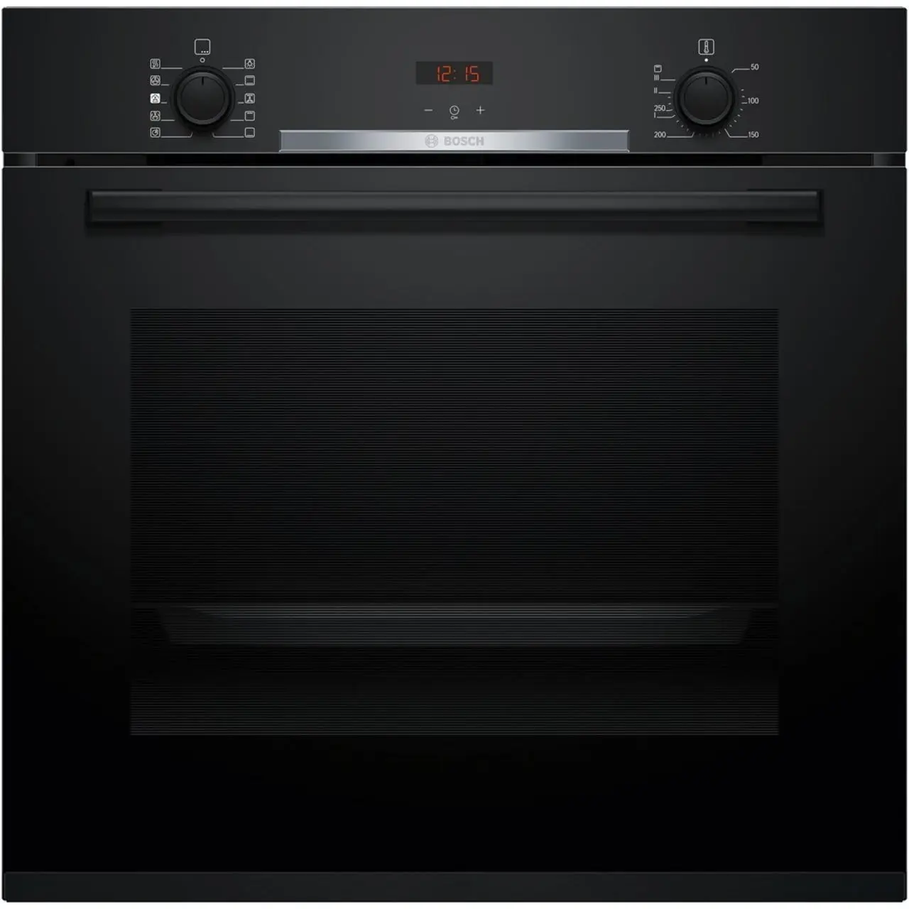 Piekarnik parowy BOSCH HQA334EB4 Serie 2 45 cm 38 l | AddedSteam | termoobieg | grill | czarny