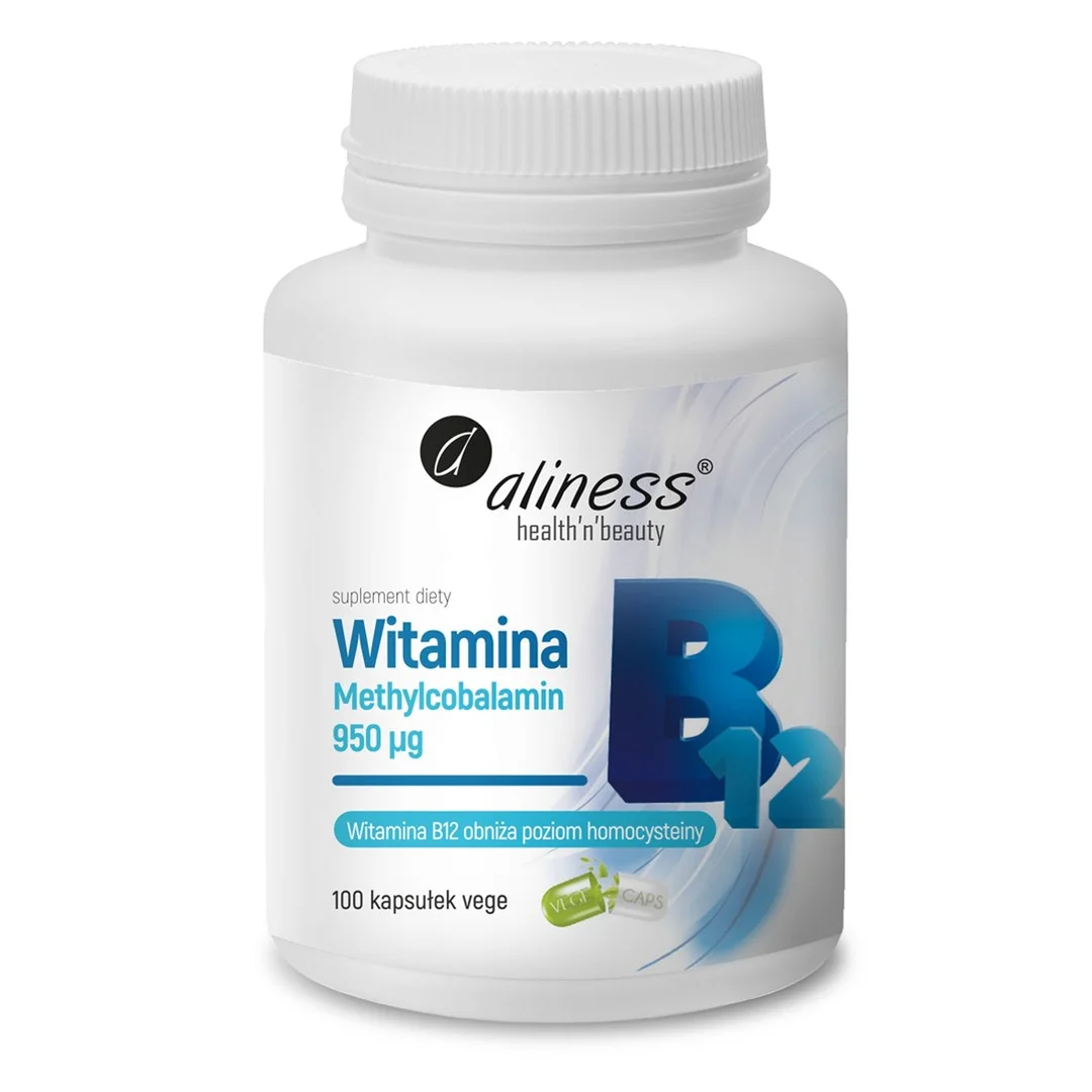 Aliness Witamina B12 × 100 VEGE kaps.