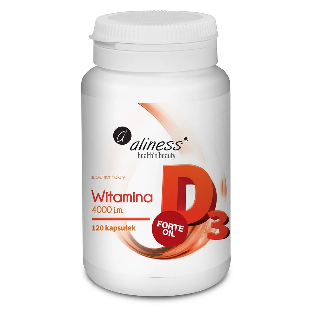 Aliness Witamina D3 Forte Oil 4000 j.m. × 120 caps