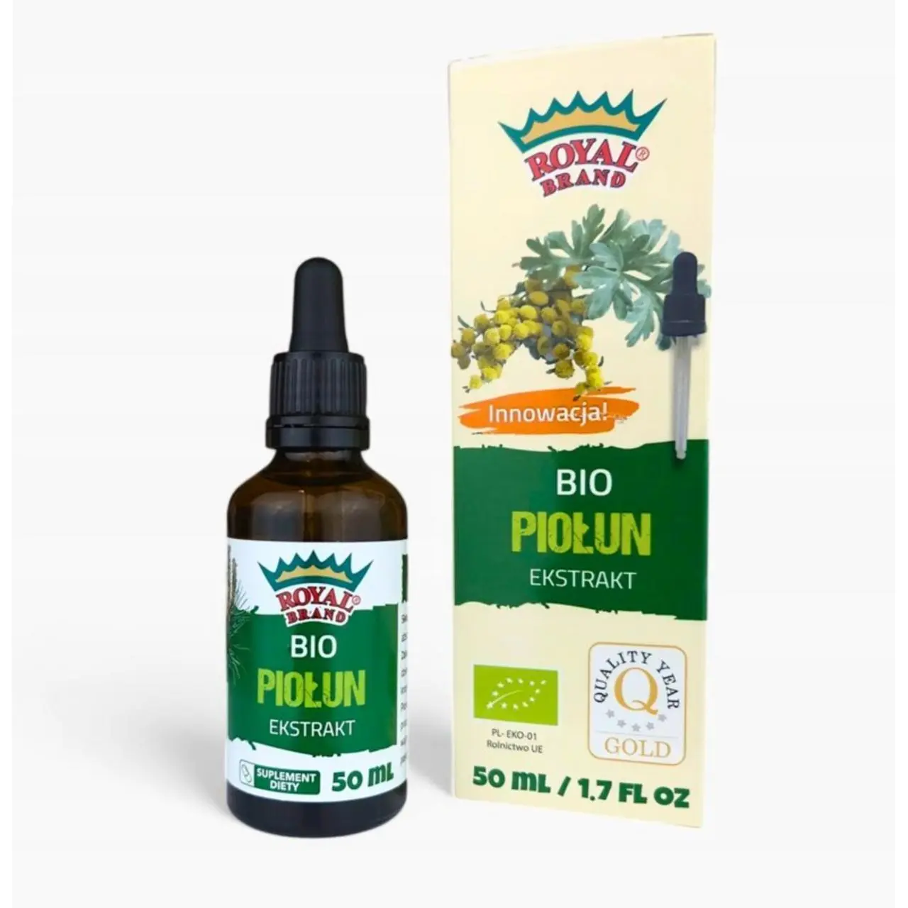 EKSTRAKT Z PIOŁUNU W KROPLACH BIO 50 ml - ROYAL BRAND