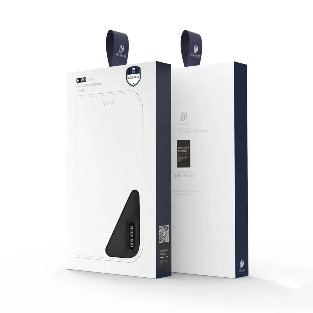 Etui ochronne Dux Ducis Hivo do Samsung Galaxy S23+ pokrowiec z klapką portfel podstawka blokada RFID brązowe