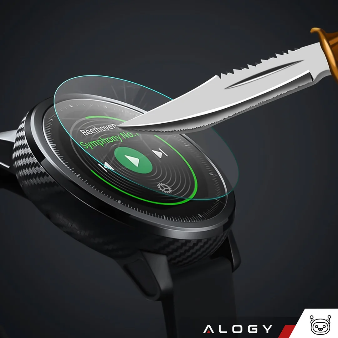 2x Szkło Hartowane na smartwatch watch zegarek uniwersalne 36mm średnica ochronne Alogy Screen Protector Watch+ - 16