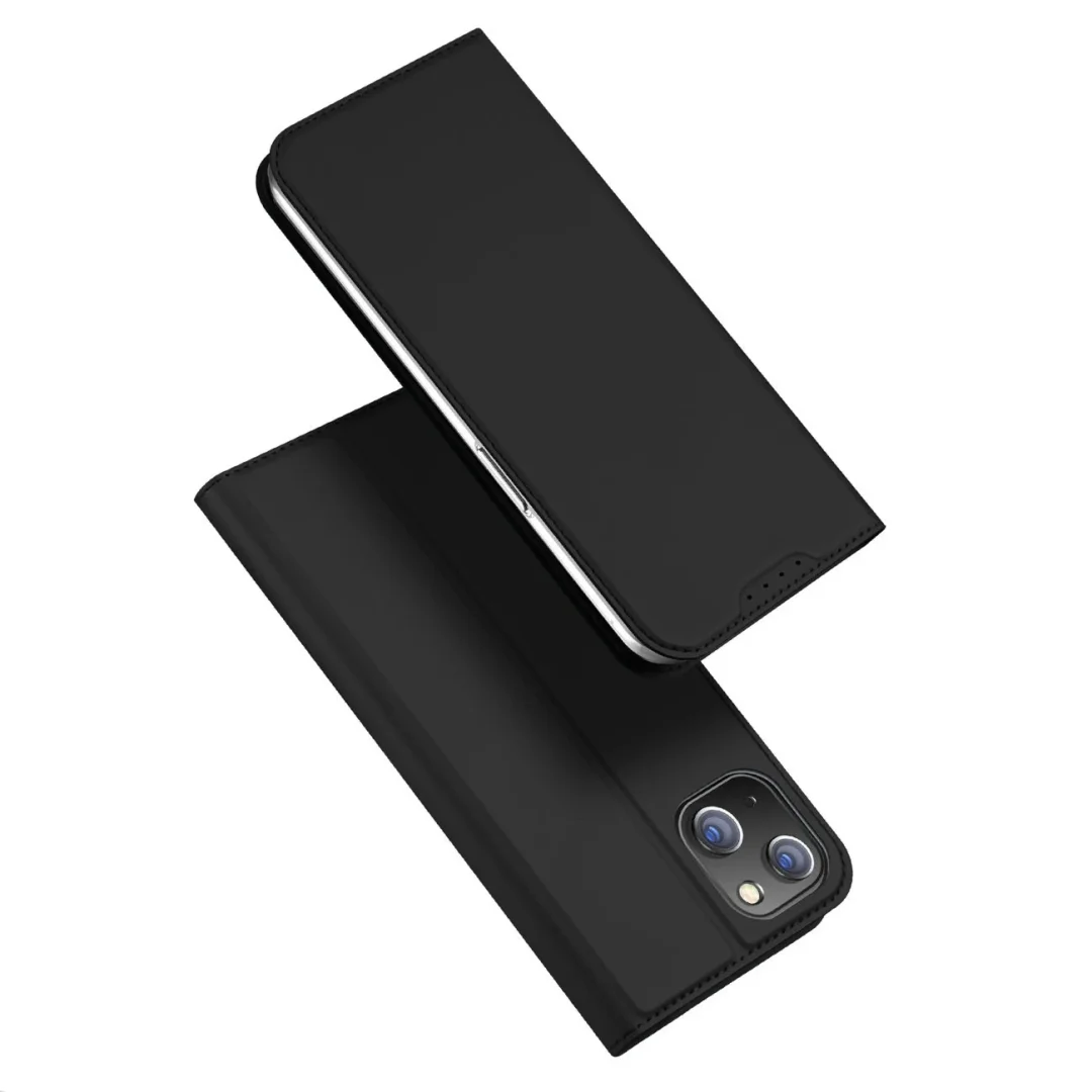 Etui do iPhone 15 Plus pokrowiec z klapką i portfelem Dux Ducis Skin Pro - czarne - 18