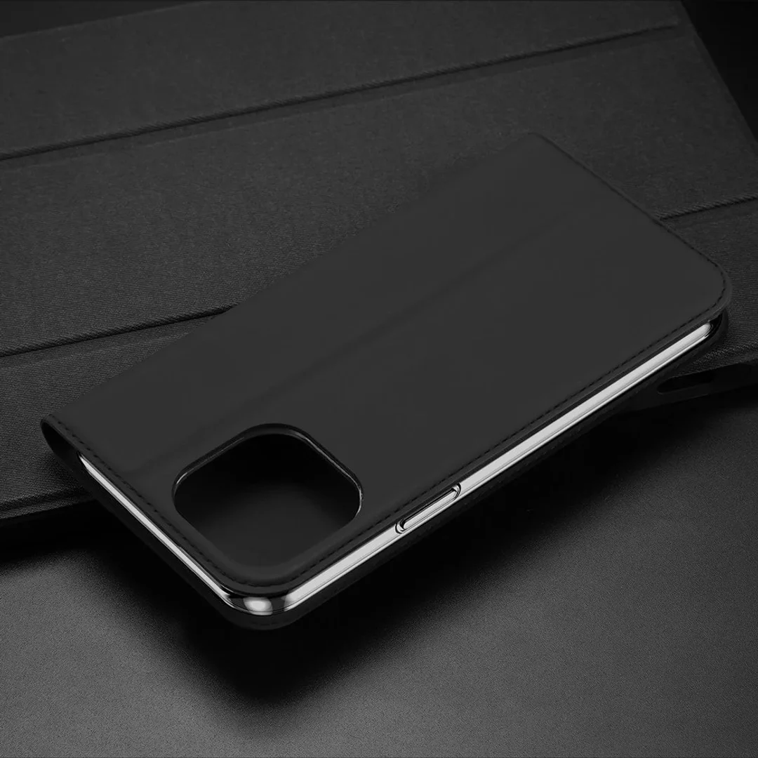 Etui do iPhone 15 Plus pokrowiec z klapką i portfelem Dux Ducis Skin Pro - niebieskie - 30