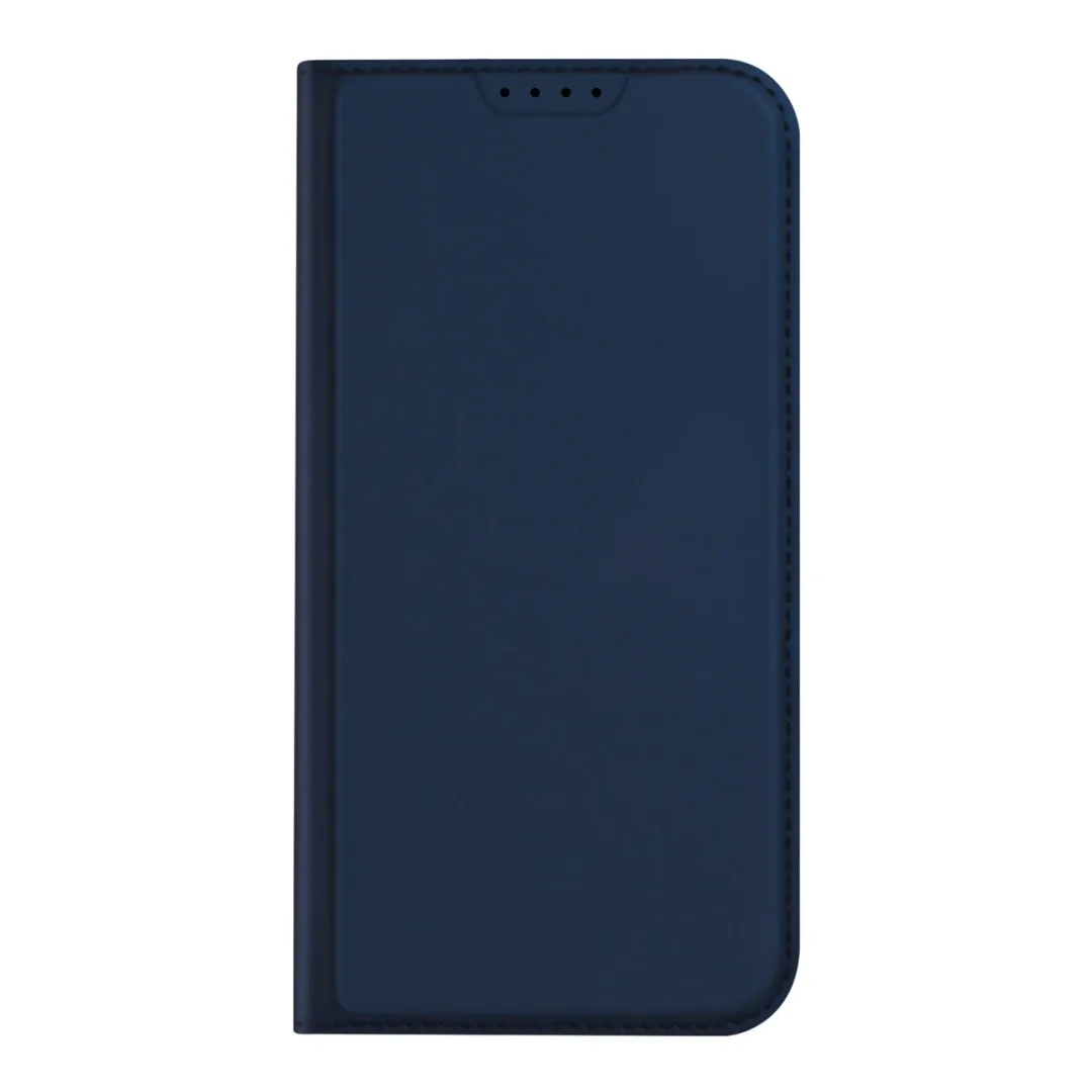 Etui do iPhone 15 Plus pokrowiec z klapką i portfelem Dux Ducis Skin Pro - niebieskie - 24