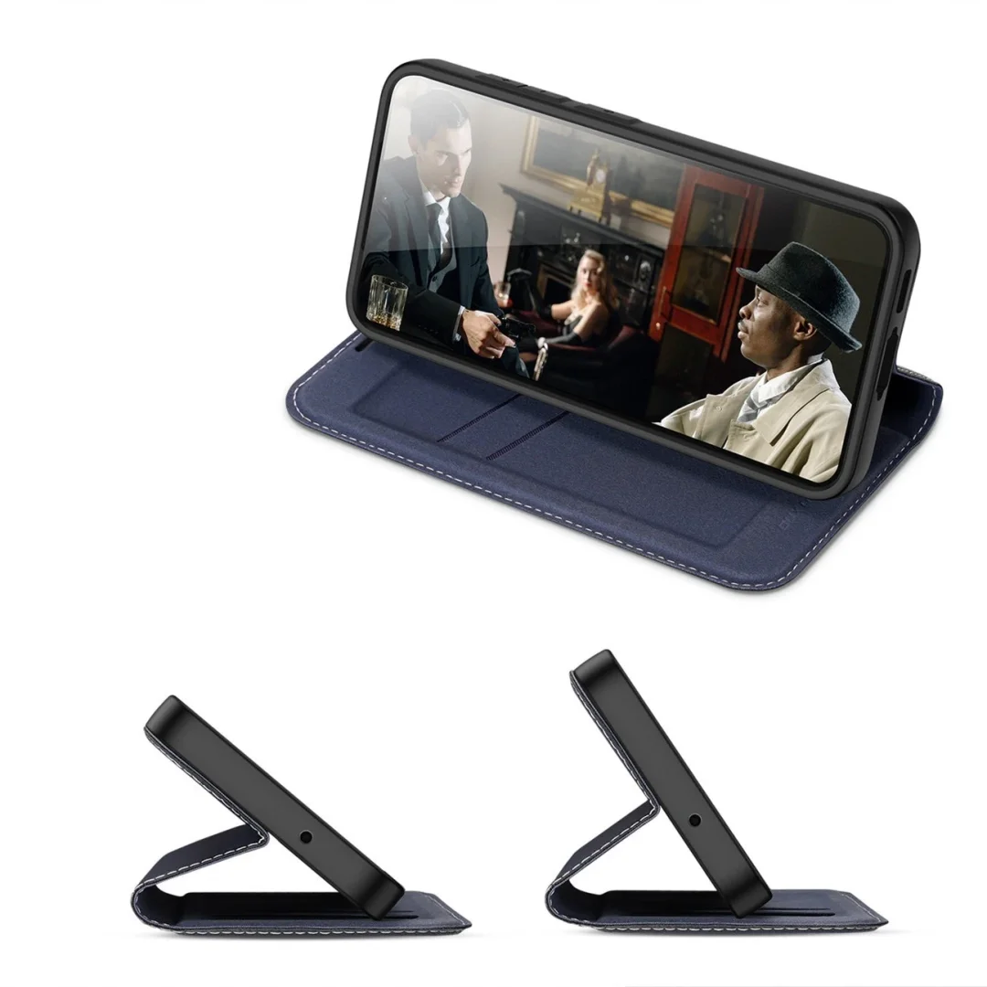 Etui ochronne Dux Ducis Skin X2 do Samsung Galaxy S23+ pokrowiec z klapką portfel podstawka niebieskie - 24