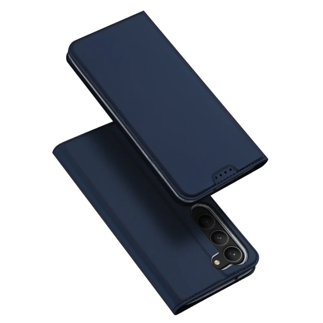 Etui ochronne na telefon Dux Ducis Skin Pro do Samsung Galaxy S23+ pokrowiec z klapką portfel na kartę podstawka niebieskie - 12