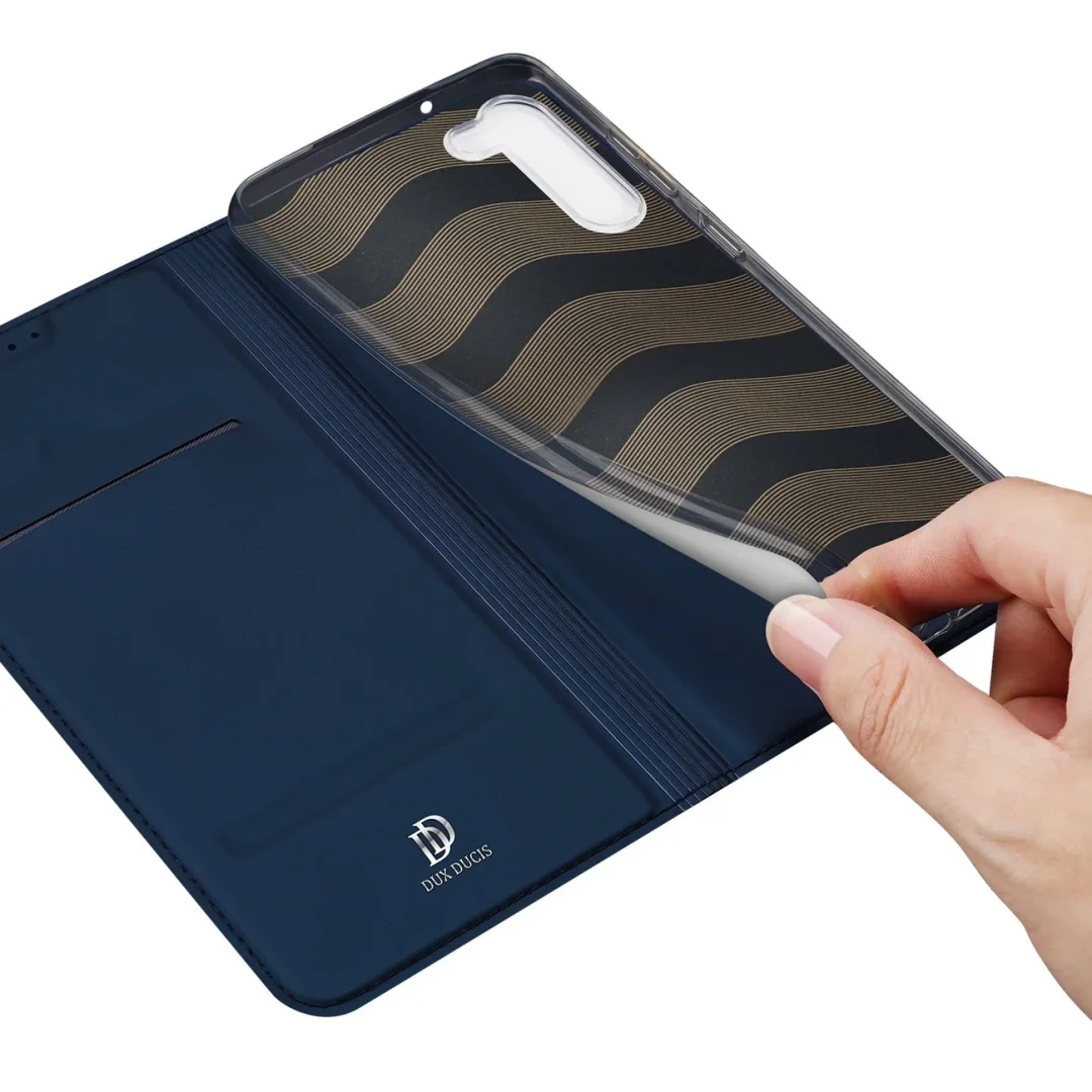Etui ochronne na telefon Dux Ducis Skin Pro do Samsung Galaxy S23+ pokrowiec z klapką portfel na kartę podstawka niebieskie - 19