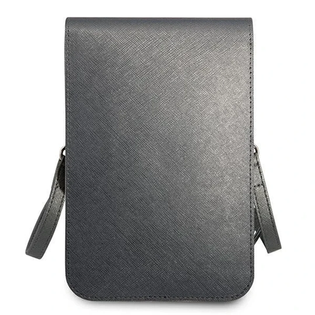 Guess Torebka GUWBSATMGR szary/grey Saffiano Triangle - 10