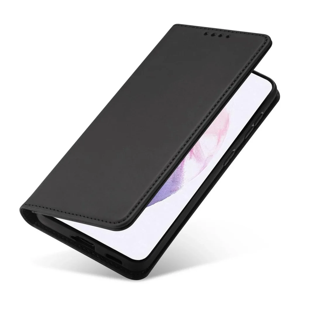 Magnet Card Case etui do Samsung Galaxy S22+ (S22 Plus) pokrowiec portfel na karty kartę podstawka czarny - 17