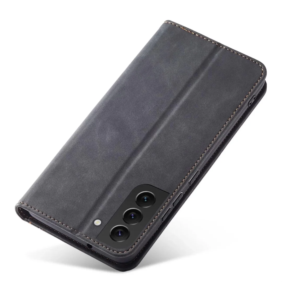 Magnet Fancy Case etui do Samsung Galaxy S22+ (S22 Plus) pokrowiec portfel na karty kartę podstawka czarny - 15