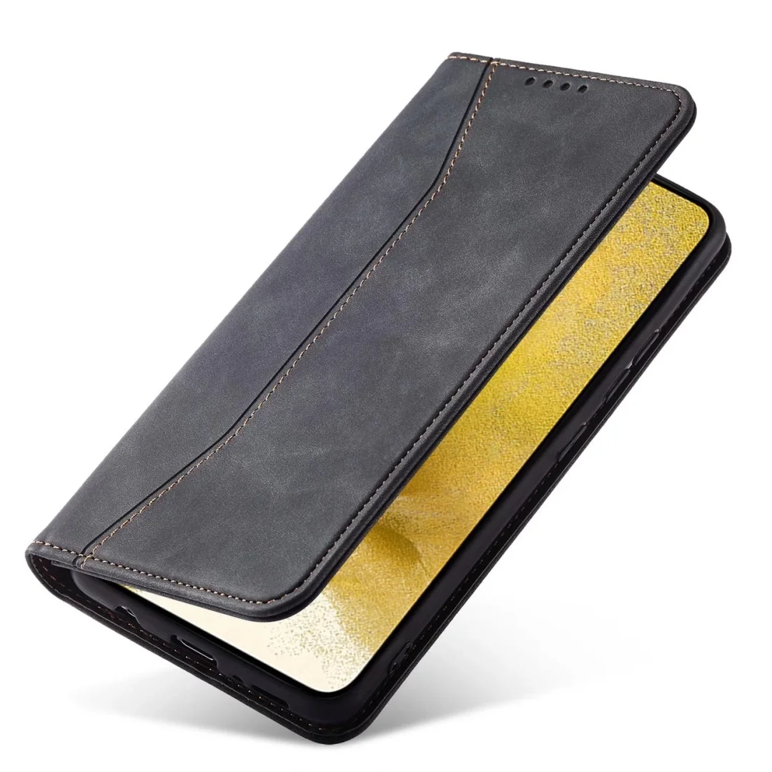 Magnet Fancy Case etui do Samsung Galaxy S22+ (S22 Plus) pokrowiec portfel na karty kartę podstawka czarny - 16