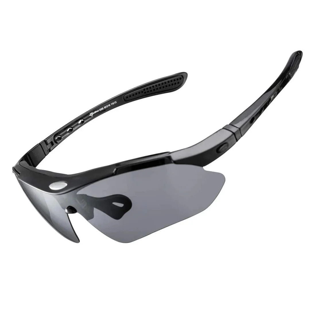 Okulary rowerowe Rockbros 10003 polaryzujące - czarne - 12