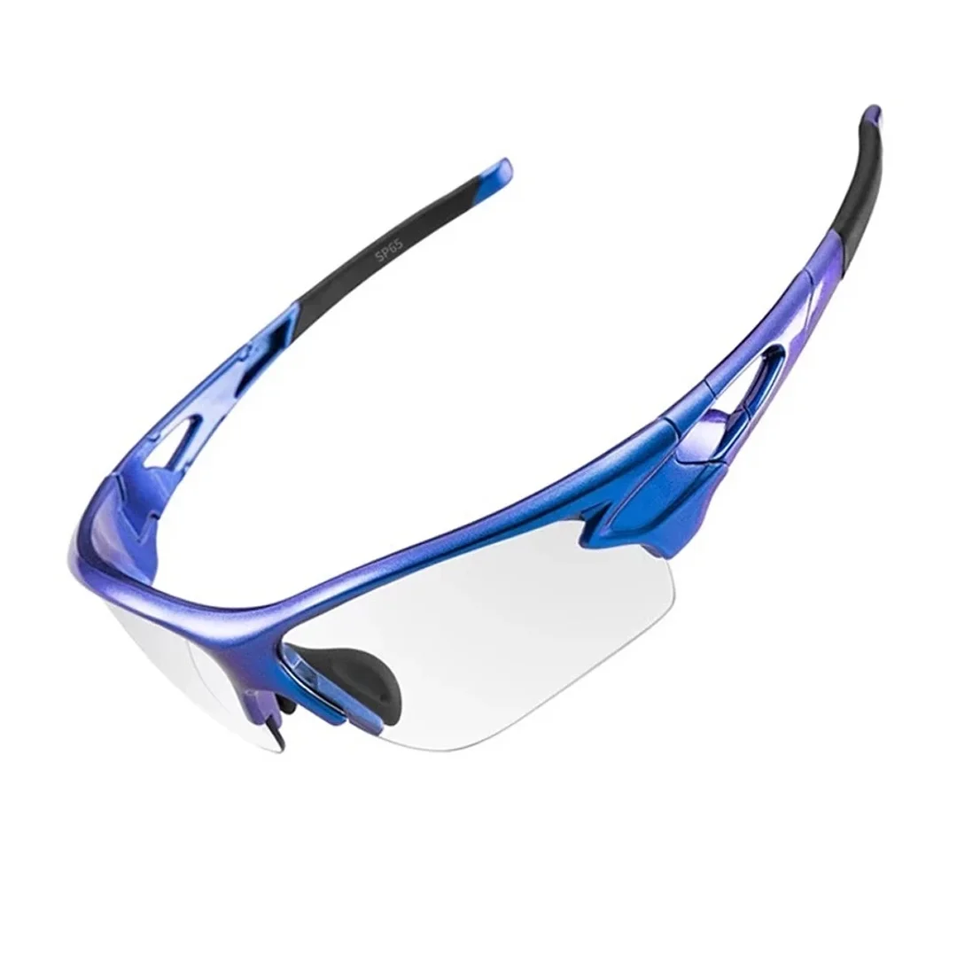Okulary rowerowe Rockbros 10069 fotochromowe UV400 - niebieskie - 9