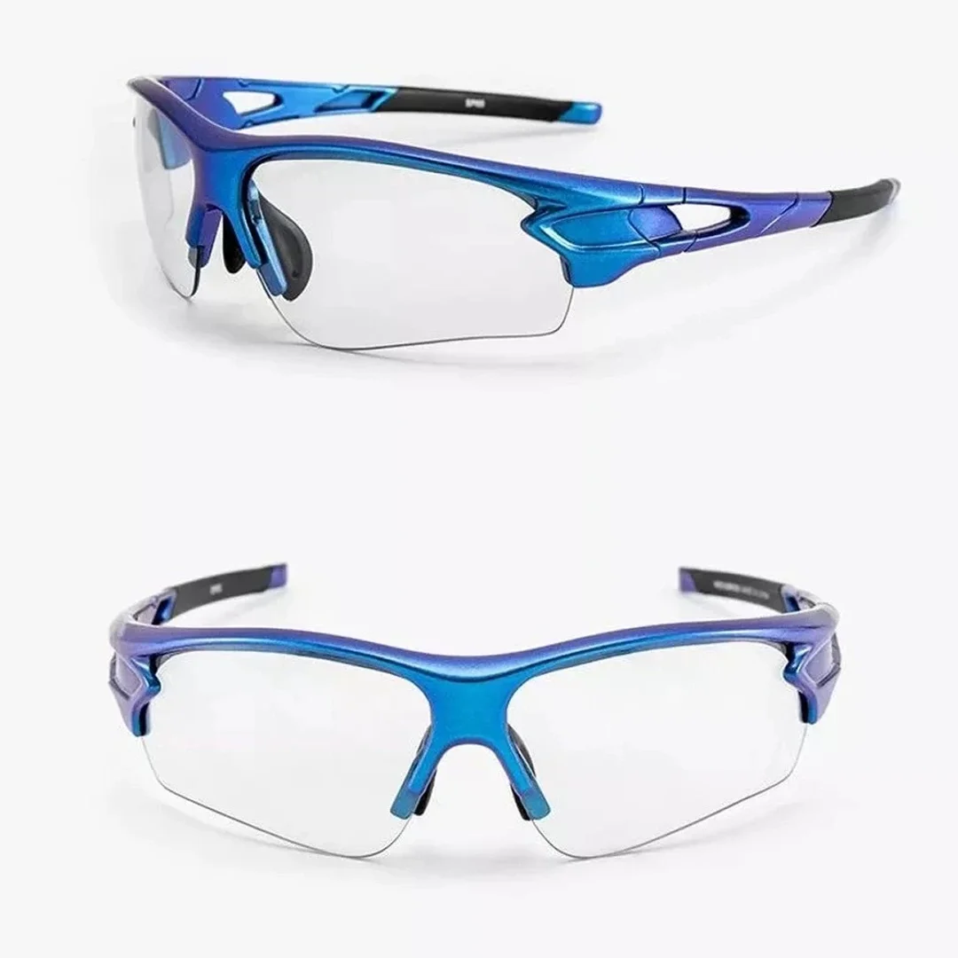 Okulary rowerowe Rockbros 10069 fotochromowe UV400 - niebieskie - 16
