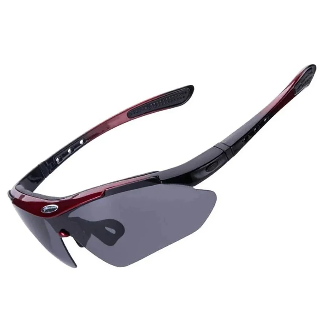 Okulary rowerowe Rockbros 10141 fotochromowe UV400 - czerwone - 7