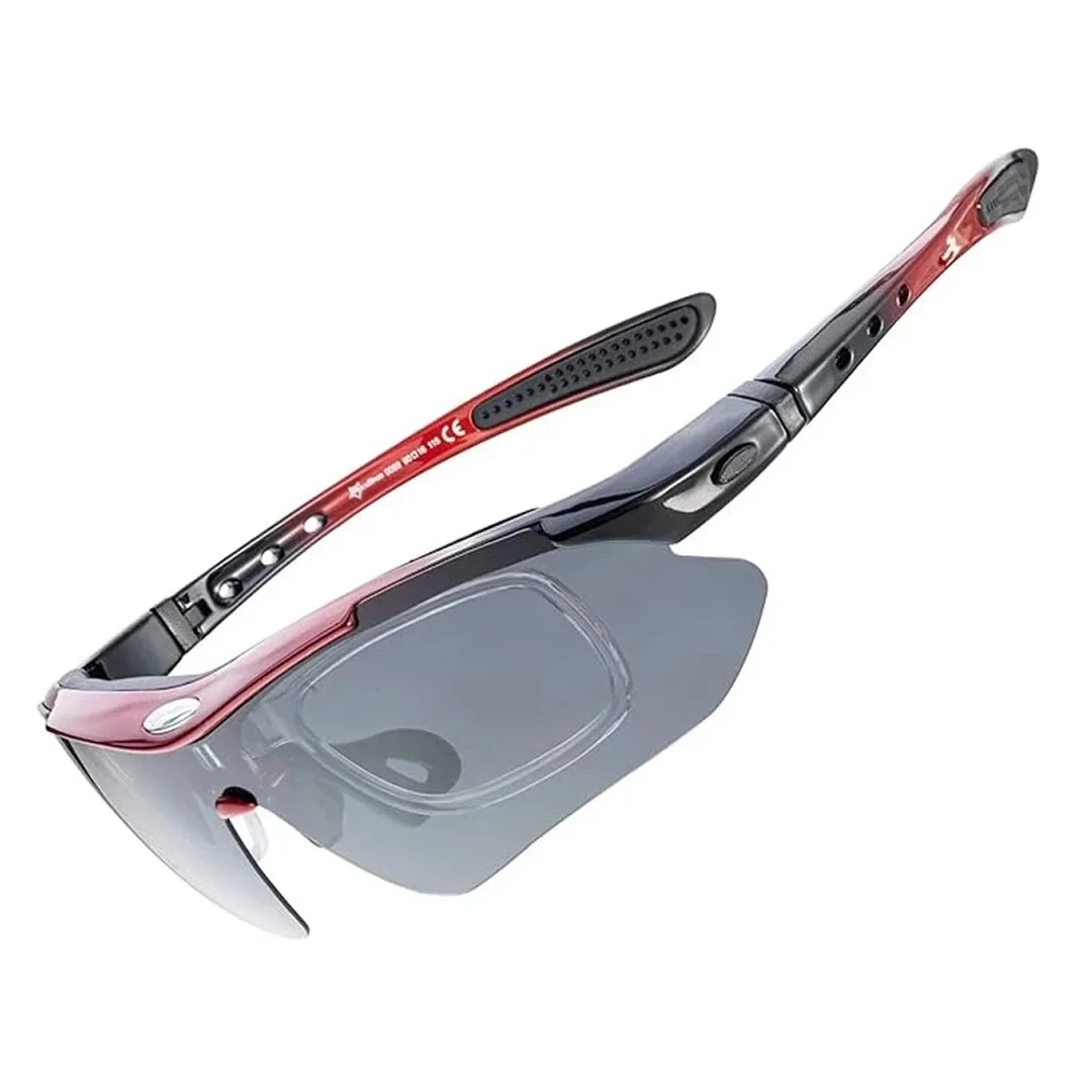 Okulary rowerowe Rockbros 10141 fotochromowe UV400 - czerwone - 8