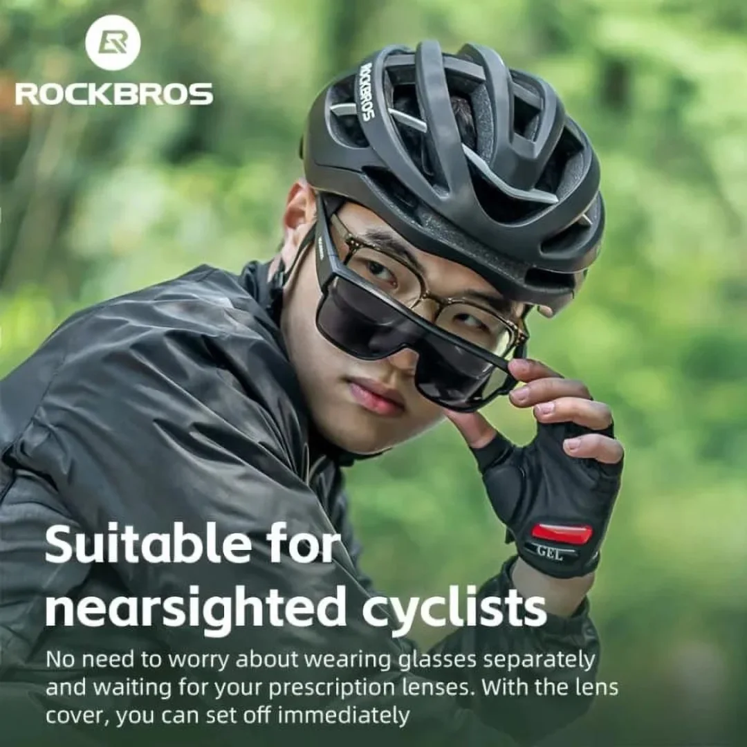 Okulary rowerowe Rockbros SP304 polaryzujące - szare - 10