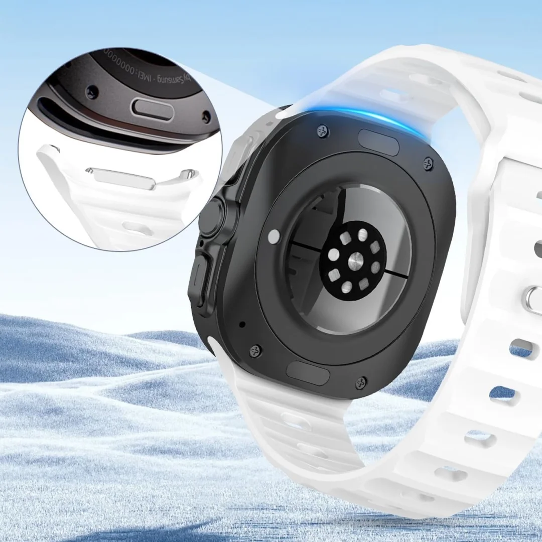 Opaska do smartwatcha Pasek na zegarek do Samsung Galaxy Watch Ultra 47mm Biały - 15