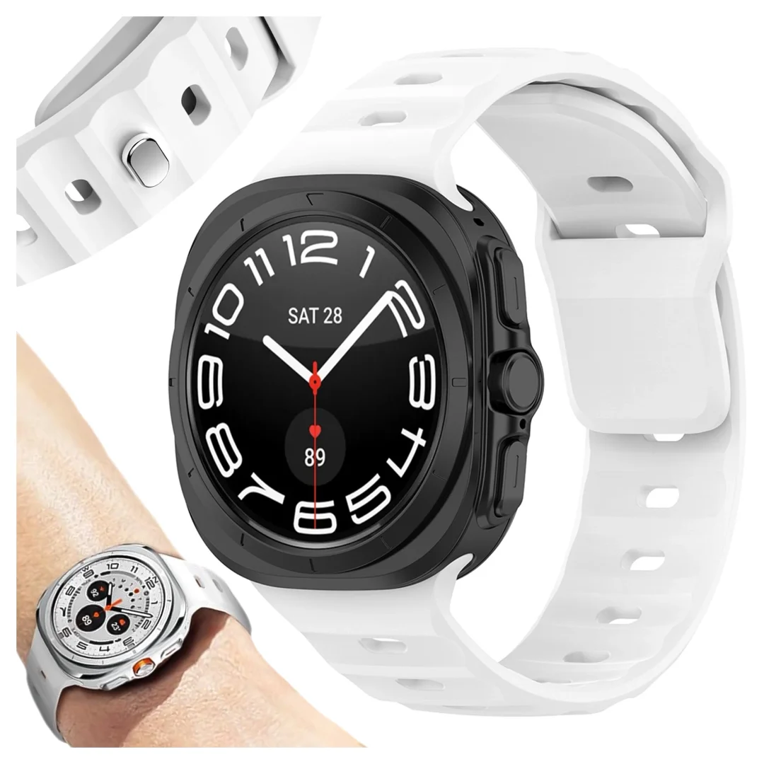 Opaska do smartwatcha Pasek na zegarek do Samsung Galaxy Watch Ultra 47mm Biały - 21