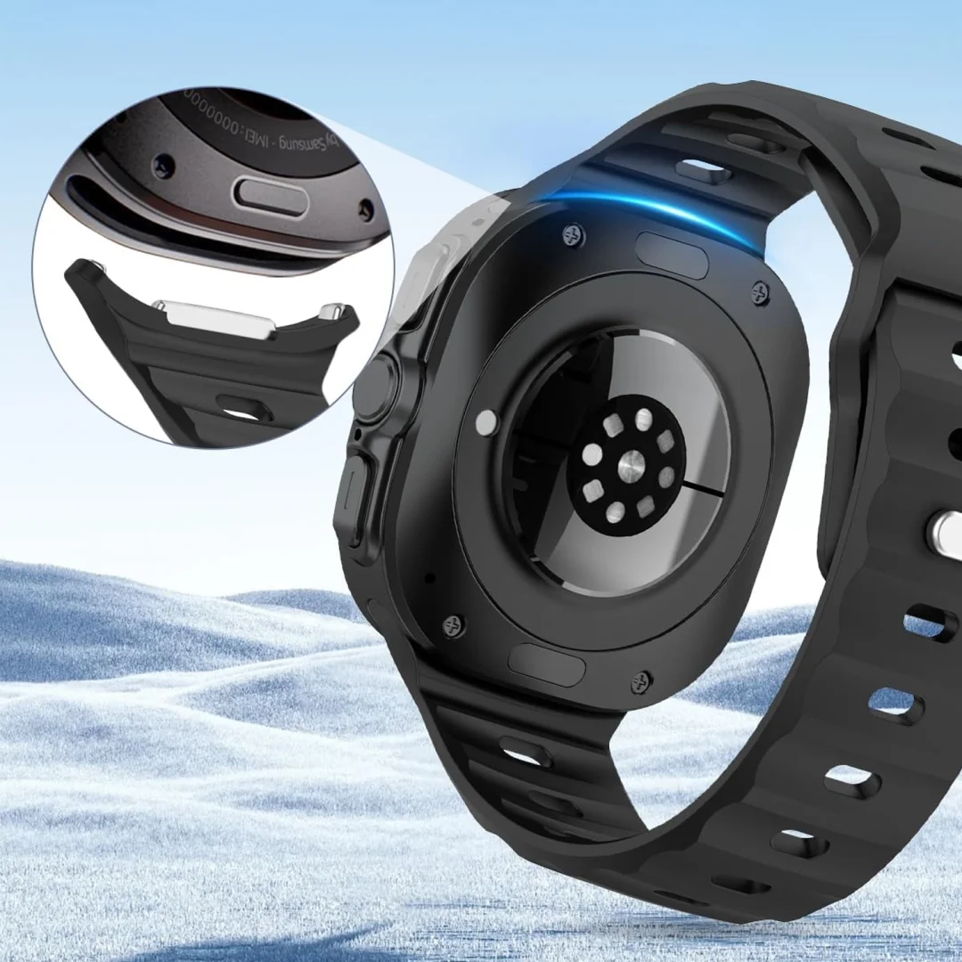 Opaska do smartwatcha Pasek na zegarek do Samsung Galaxy Watch Ultra 47mm Czarny - 15
