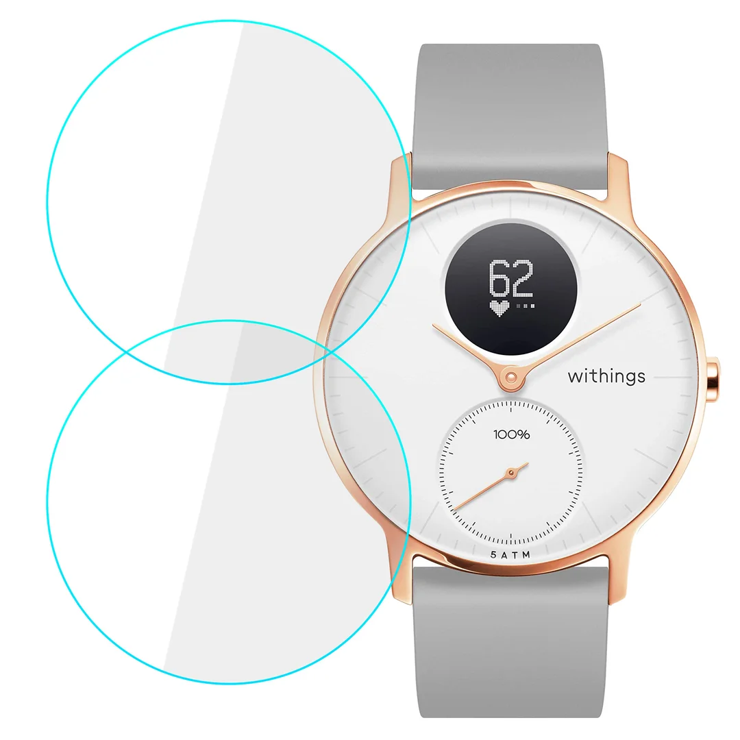 2x Szkło Hartowane na smartwatch watch zegarek uniwersalne 36mm średnica ochronne Alogy Screen Protector Watch+ - 10