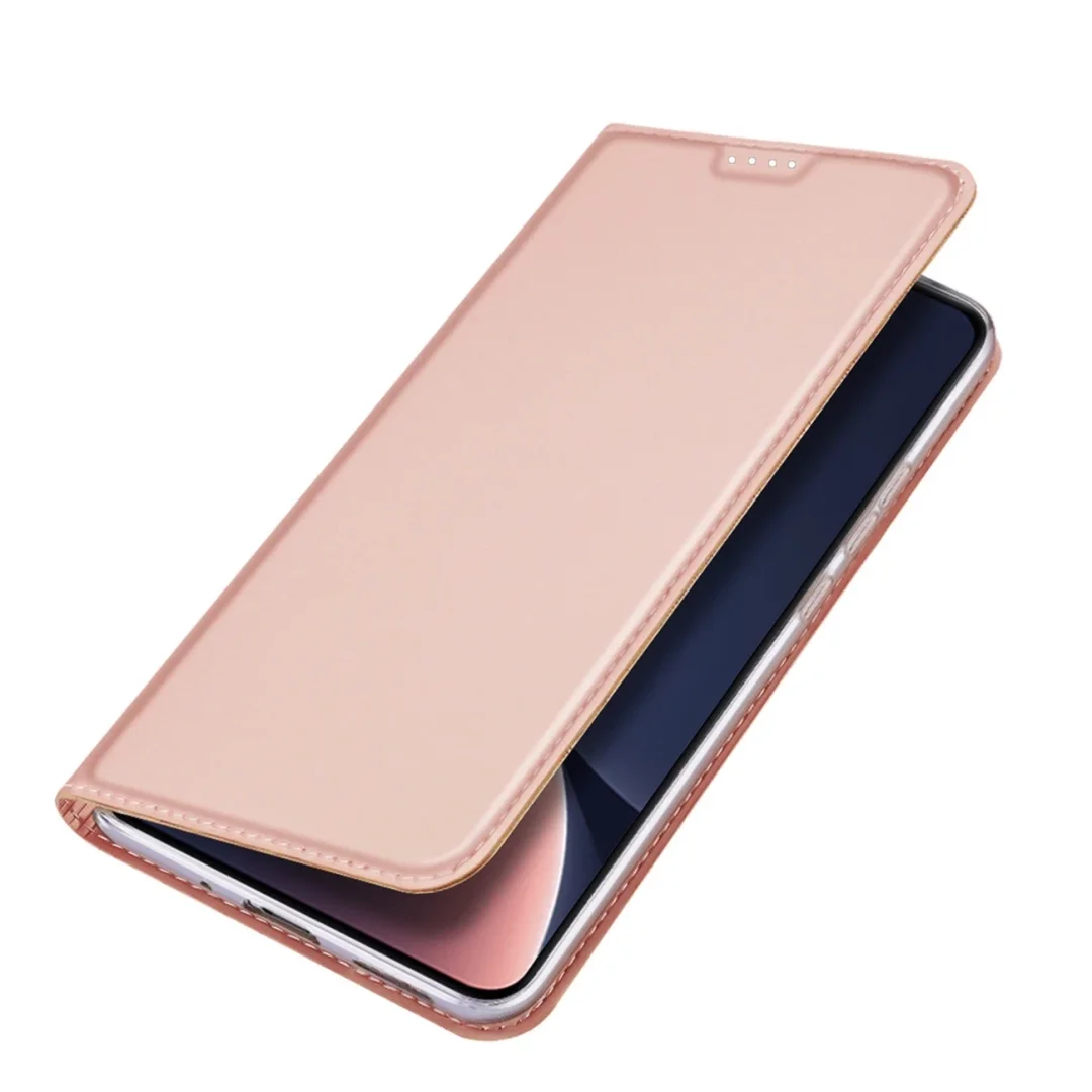 Dux Ducis Skin Pro etui Xiaomi 13 pokrowiec z klapką portfel na kartę podstawka różowe - 2