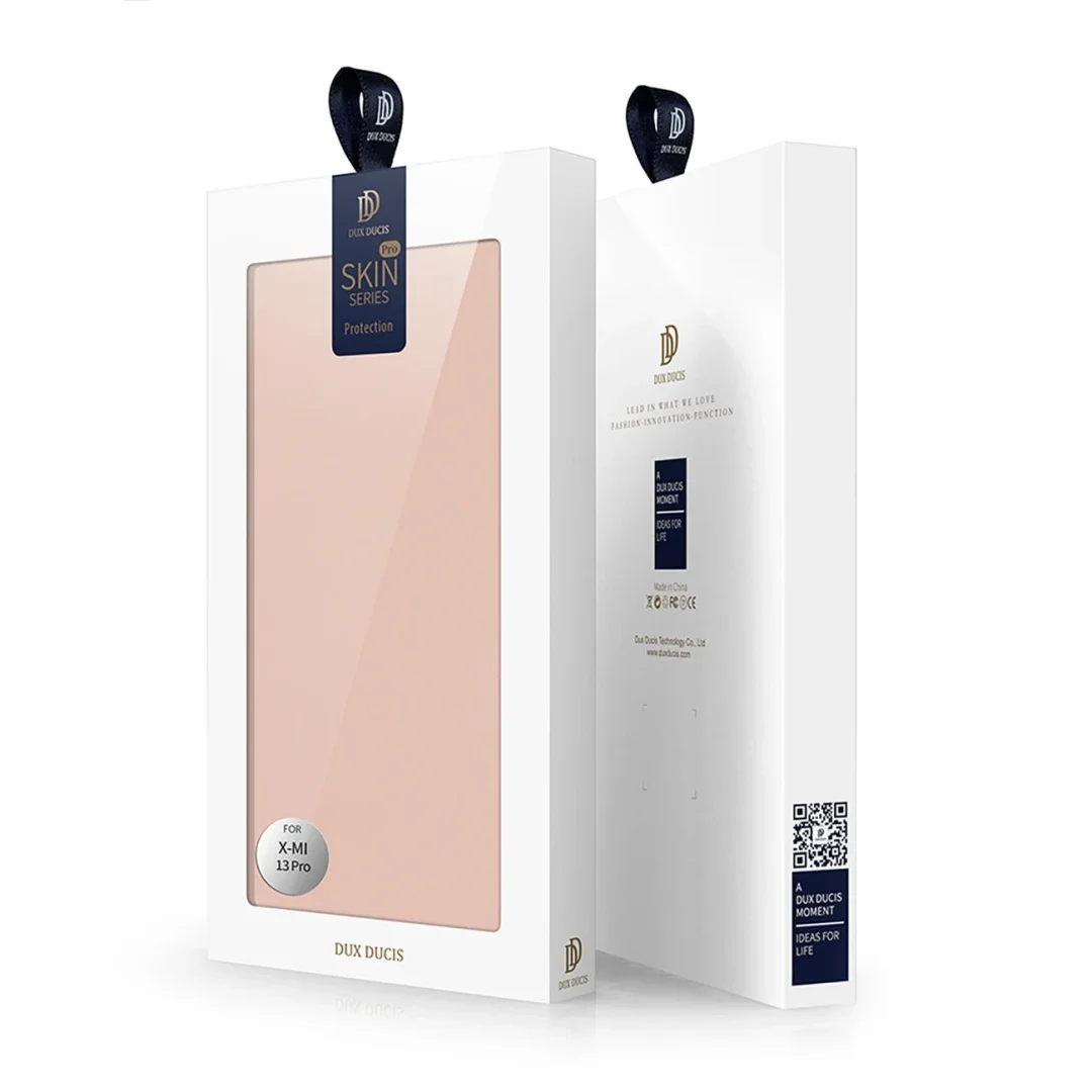 Dux Ducis Skin Pro etui Xiaomi 13 Pro pokrowiec z klapką portfel na kartę podstawka różowe - 7